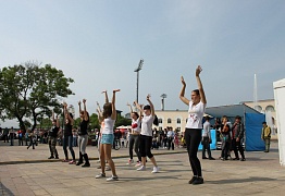 Открытый урок на Набережной. 2013