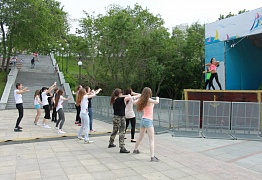 Открытый урок на Набережной. 2013