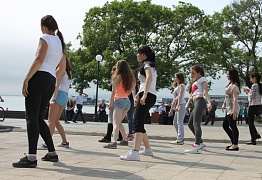 Открытый урок на Набережной. 2013