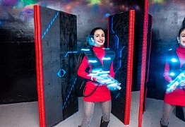 Совместный отдых - поход в lasertag