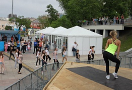 Открытый урок на Набережной. 2013