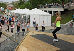 Открытый урок на Набережной. 2013