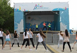 Открытый урок на Набережной. 2013