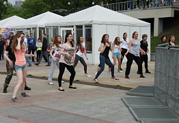 Открытый урок на Набережной. 2013